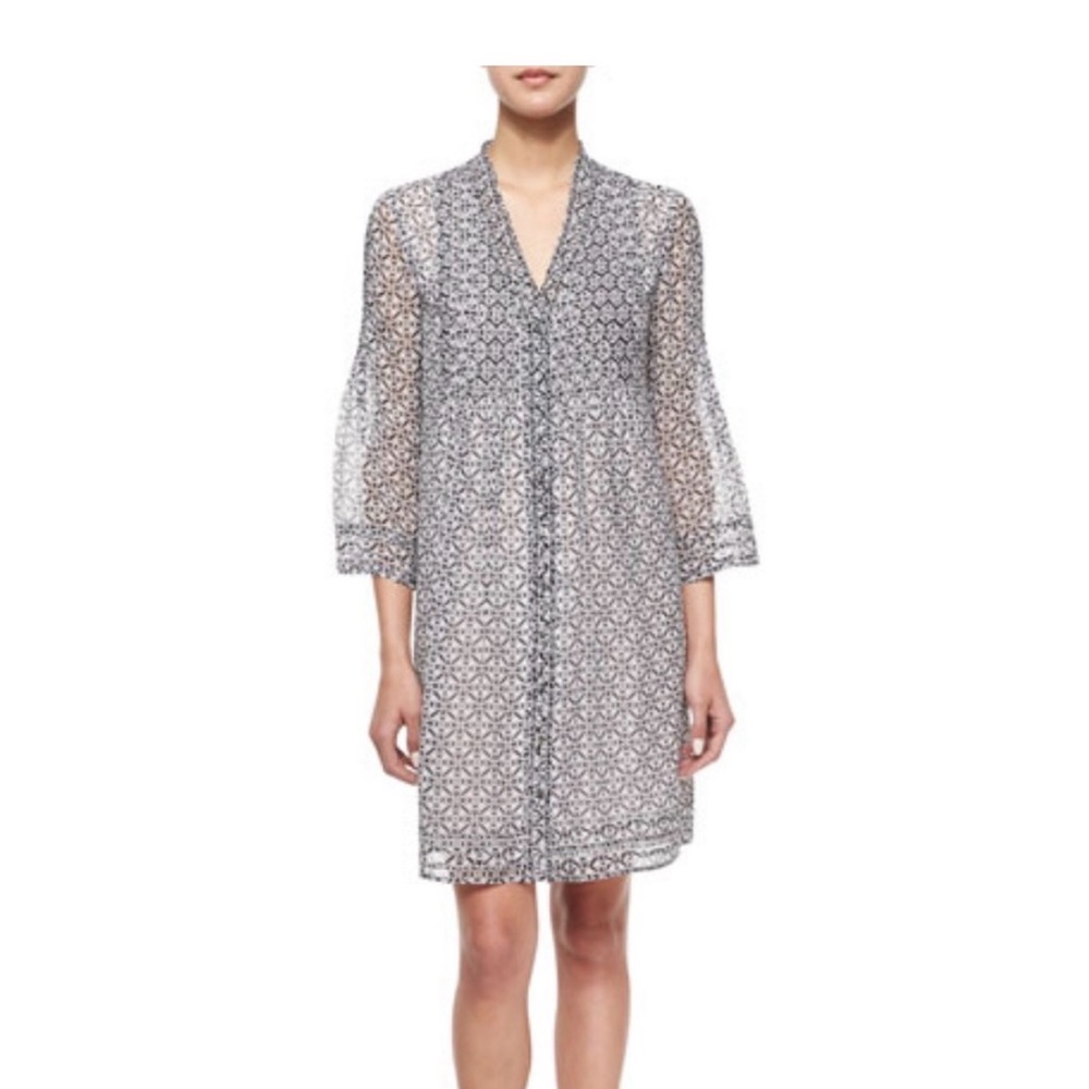 DVF Silk Flowy Floral Mid-length Layla Dress